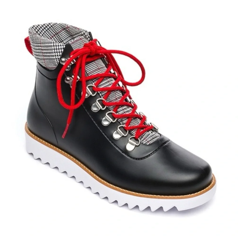 Anthropologie Bernardo‎ Winnie High-Top Hiker Rain-Boot.